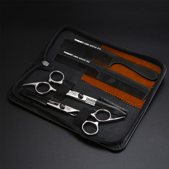 6\'\' JP 440C Ножица за коса Бръснарско фризьорско подстригване Професионална ножица за изтъняване на ножици от неръждаема стомана Комплект за бръснарски салон