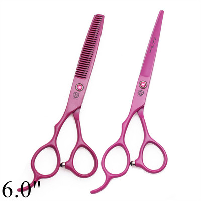 Škare za lijevu kosu Purple Dragon 5.5`` 6" Set škara za šišanje od nehrđajućeg čelika Škare za stanjivanje kose Frizerske škare Z8001
