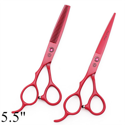 Škare za lijevu kosu Purple Dragon 5.5`` 6" Set škara za šišanje od nehrđajućeg čelika Škare za stanjivanje kose Frizerske škare Z8001