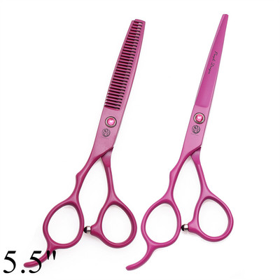 Škare za lijevu kosu Purple Dragon 5.5`` 6" Set škara za šišanje od nehrđajućeg čelika Škare za stanjivanje kose Frizerske škare Z8001