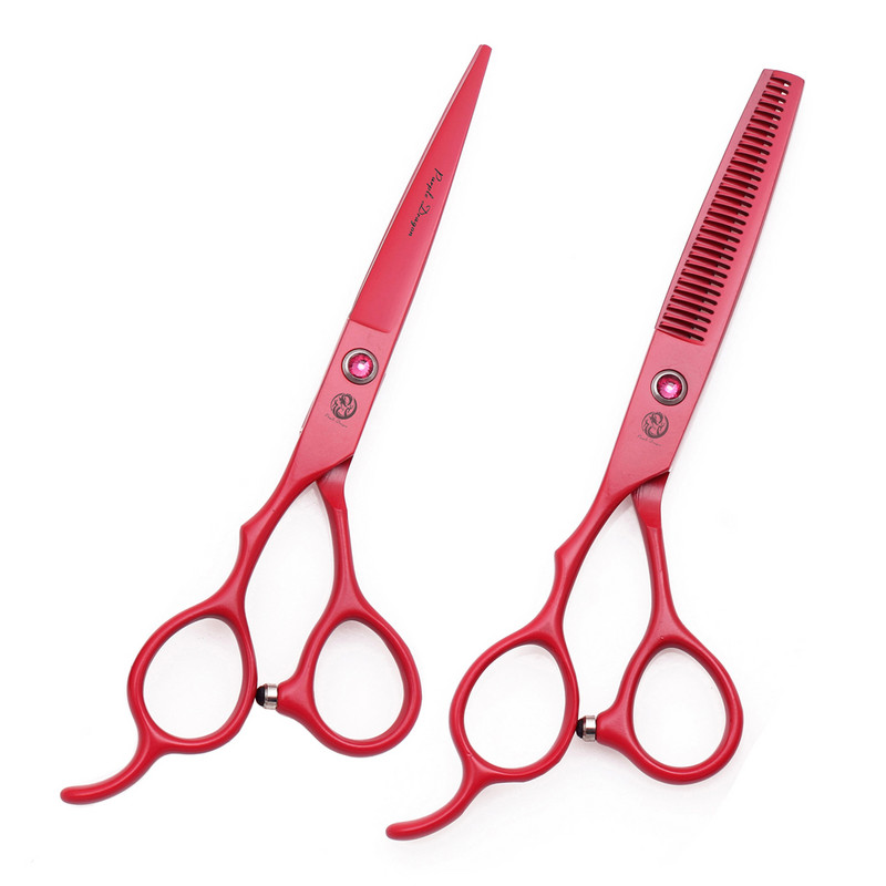 Škare za lijevu kosu Purple Dragon 5.5`` 6" Set škara za šišanje od nehrđajućeg čelika Škare za stanjivanje kose Frizerske škare Z8001