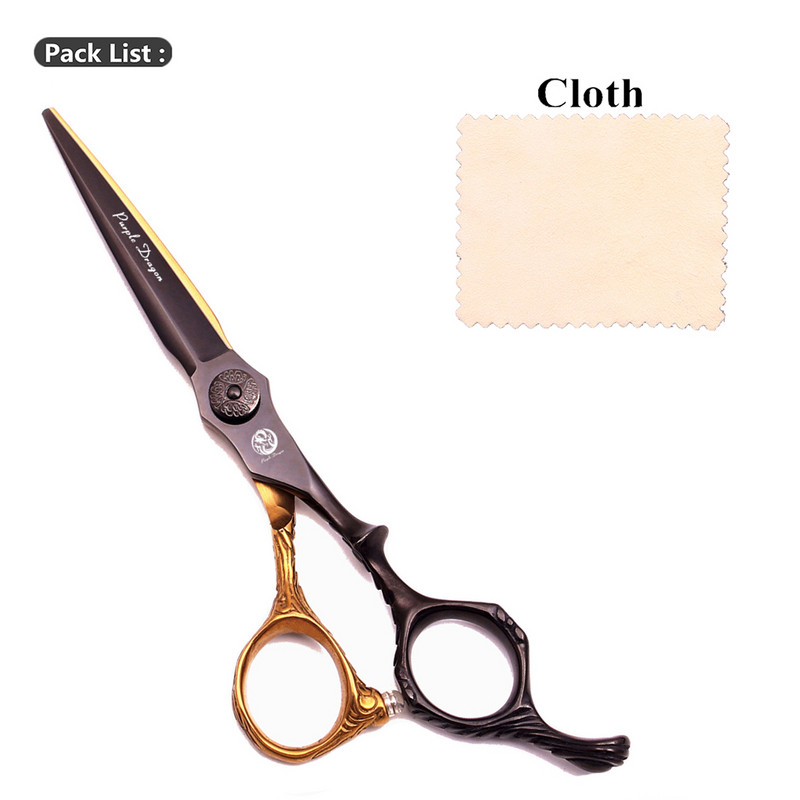 Purple Dragon 6" 440C profesionalne brijačke škare podesivi vijak škare za šišanje kose set za šišanje kose Z9026