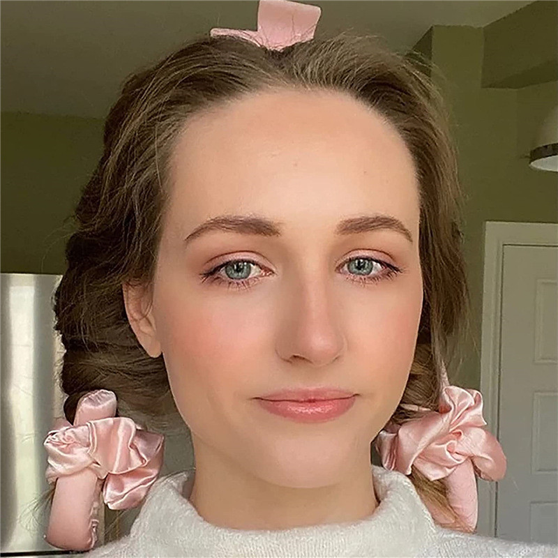 Plaukų suktukai No Heat Garbanotiems plaukams Produktų rinkinys Nešildomų garbanų voleliai Trumpi ilgi plaukai nakčiai Garbanos Galvos juostelė