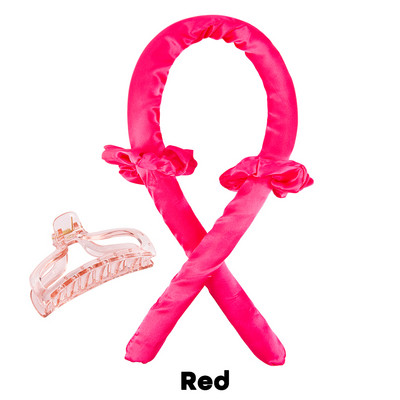 Femei Heatless Curling Rod Bandă Lazy Bigudiu ondulator de păr fără căldură Bigudiuri de păr pentru somn Moale de mătase ondulator de păr Bigudiuri de spumă