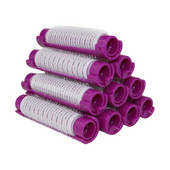 20 buc seturi de role de păr cu cutie de depozitare Morgan tampon pufos autoadeziv Root Perm Roll Durabil, moale, instrumente de styling Frumusețe Sănătate