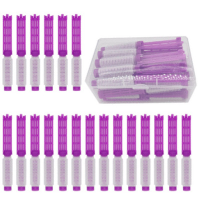 20 buc seturi de role de păr cu cutie de depozitare Morgan tampon pufos autoadeziv Root Perm Roll Durabil, moale, instrumente de styling Frumusețe Sănătate