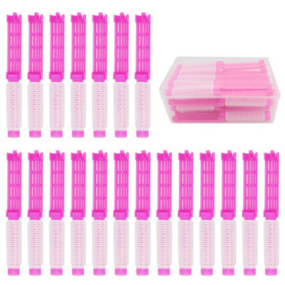 20 buc seturi de role de păr cu cutie de depozitare Morgan tampon pufos autoadeziv Root Perm Roll Durabil, moale, instrumente de styling Frumusețe Sănătate