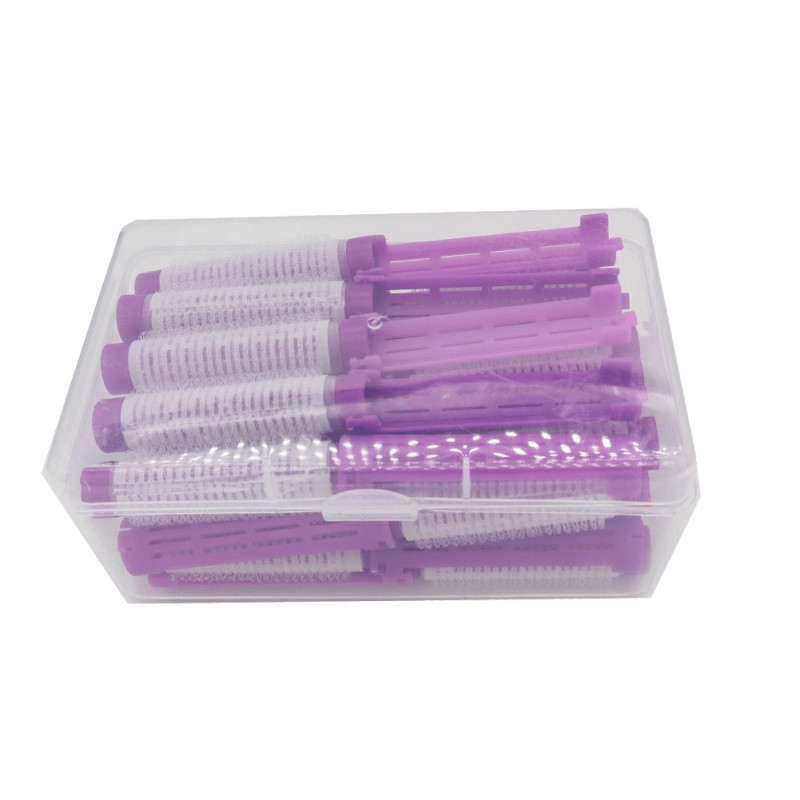 20 buc seturi de role de păr cu cutie de depozitare Morgan tampon pufos autoadeziv Root Perm Roll Durabil, moale, instrumente de styling Frumusețe Sănătate