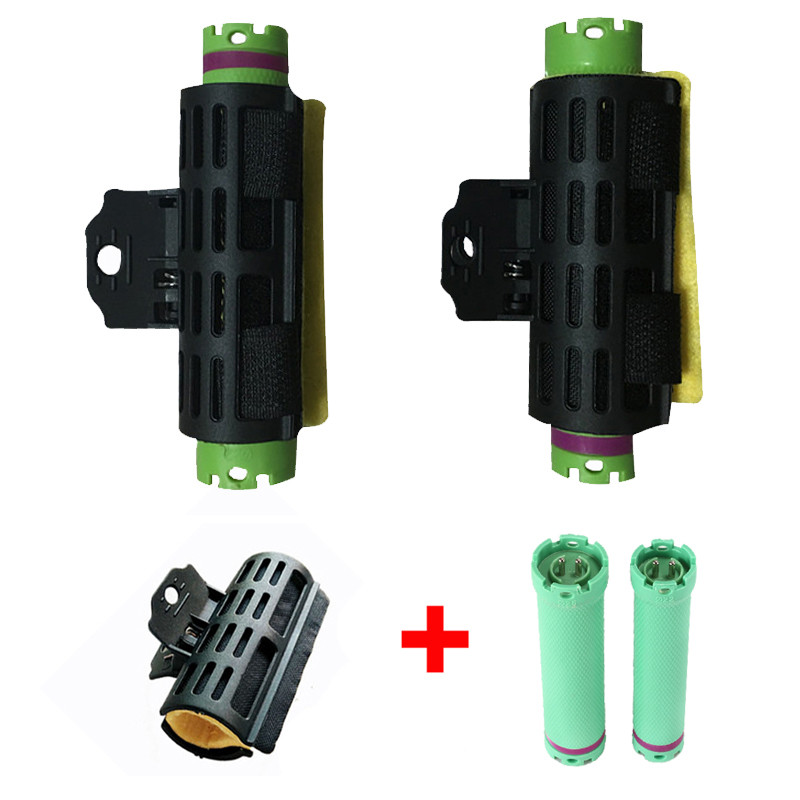 10kom 24V digitalne šipke za vruću trajnu kosu i 10kom set spužvastih kopči za zadržavanje topline Electirc šipke za uvijanje valjka Vikleri sa stezaljkama 1292