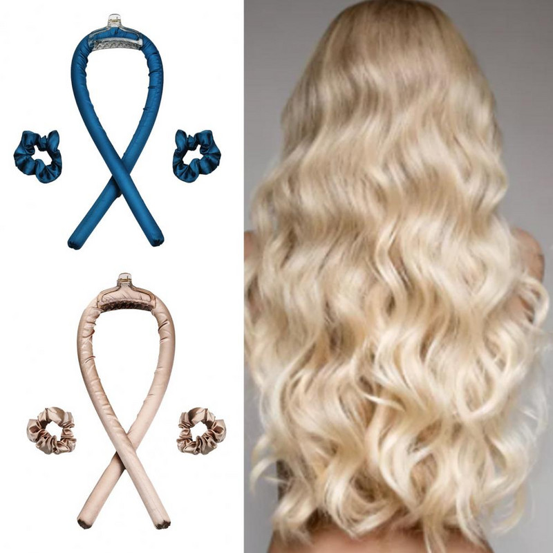 Drošs matu galvas lentes rullītis Viegls matu ruļļa stienis, atkārtoti lietojams bezkarsējams cirtas lentes galvas lentes bezkarsējs matu veidotājs