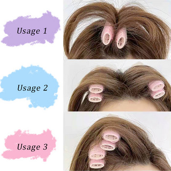 2 τμχ Hair Root Natural Fluffy Clip Φορητά κτυπήματα Hair Top Styling Lazy Rollers Προσκολλάται σταθερά στα μαλλιά Γρήγορα στερεότυπα εργαλεία