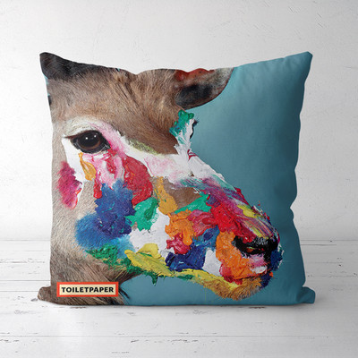 Božićna jastučnica 45*45 Ukrasi za uređenje doma i vrta Toaletni papir Lanena jastučnica Ukrasni jastučić za jastučnicu