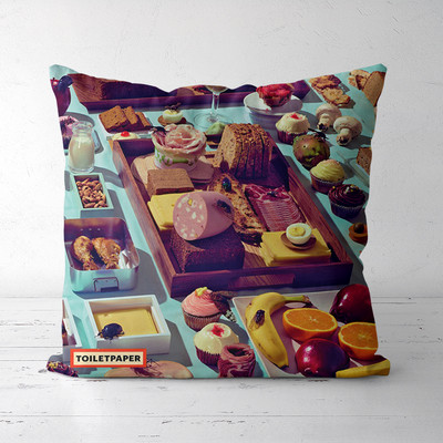 Božićna jastučnica 45*45 Ukrasi za uređenje doma i vrta Toaletni papir Lanena jastučnica Ukrasni jastučić za jastučnicu