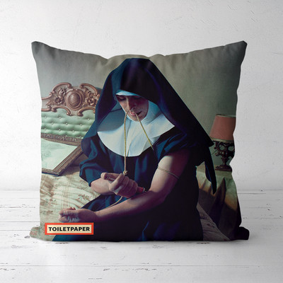 Božićna jastučnica 45*45 Ukrasi za uređenje doma i vrta Toaletni papir Lanena jastučnica Ukrasni jastučić za jastučnicu