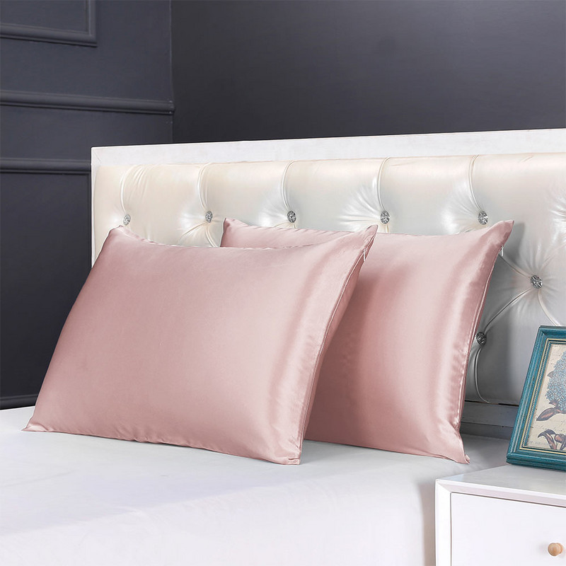 LILYSILK Pure 100 Selyem párnahuzat Haj rejtett cipzárral 19 Momme Terse Color Női Férfi Gyerek Lány Luxus Ingyenes szállítás