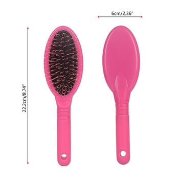 E8BB Loop Wig Brush Comb Hair Extension Brush Professional Cobs Supplies for Brushing Styling Ξεμπέρδεμα φυσικών ανθρώπινων μαλλιών και