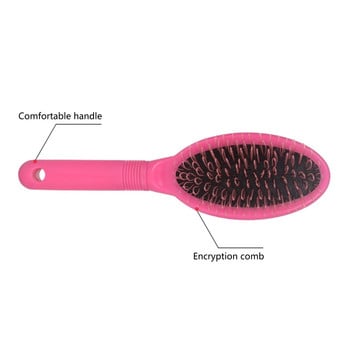 E8BB Loop Wig Brush Comb Hair Extension Brush Professional Cobs Supplies for Brushing Styling Ξεμπέρδεμα φυσικών ανθρώπινων μαλλιών και