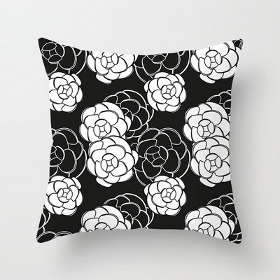 Uued käsitsi maalitud lilled parfüümipudelid padjakate polüester puuvill 45x45cm padjapüür Kodu dekoratiivsed padjakatted