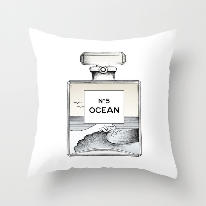 Uued käsitsi maalitud lilled parfüümipudelid padjakate polüester puuvill 45x45cm padjapüür Kodu dekoratiivsed padjakatted