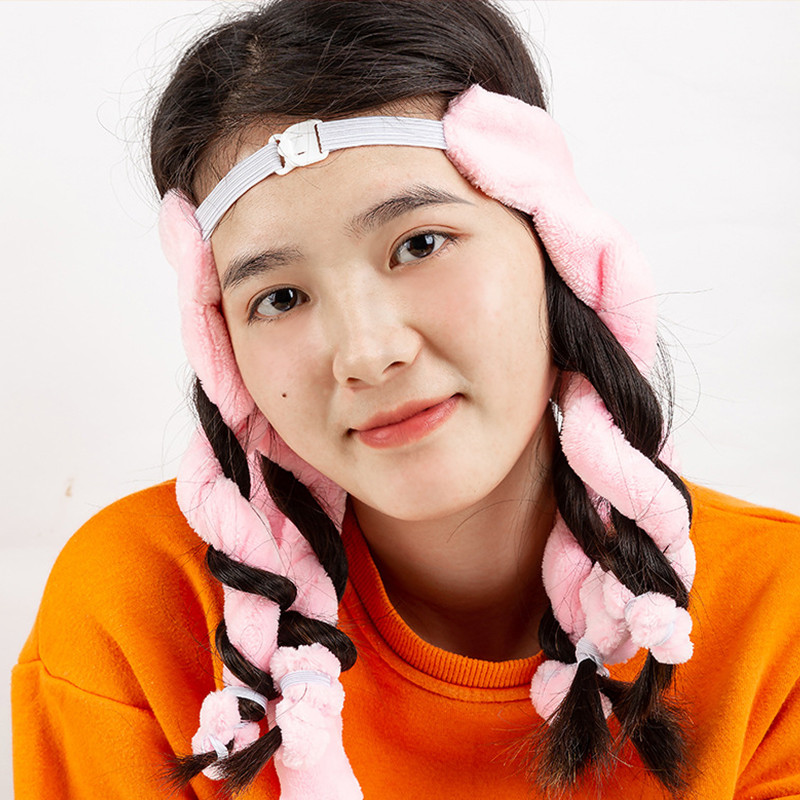 Jauns Octopus Curler, mīksts flaneļa galviņā stiprināms Lazy Sleep Curler Bez sildīšanas Curler Wave Shaper DIY matu veidošanas rīks