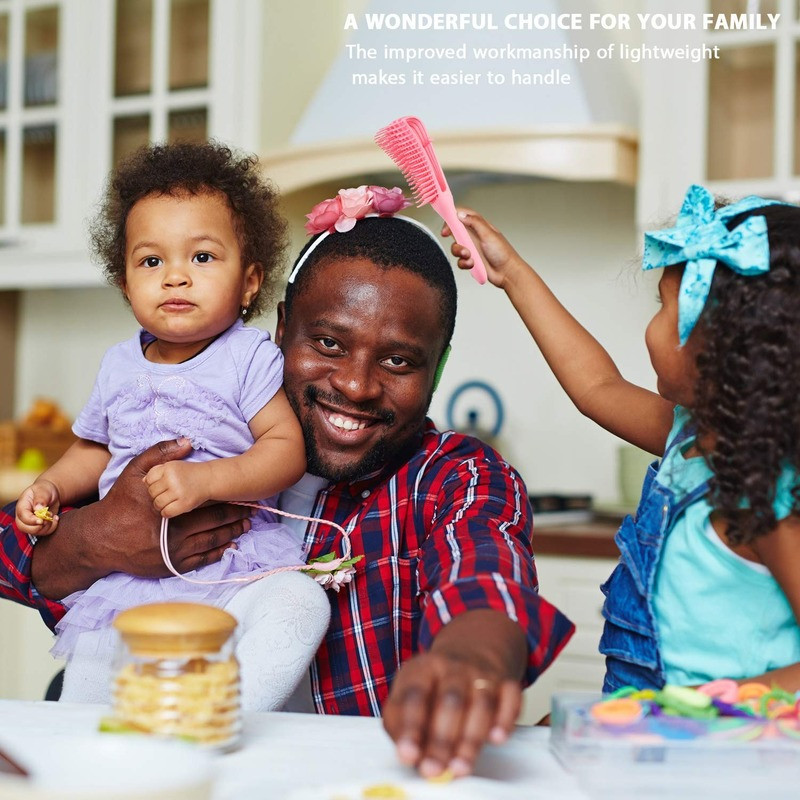 Βούρτσα μαλλιών Βούρτσα ξεμπερδέματος Μασάζ για το τριχωτό της κεφαλής Βούρτσα για σγουρά μαλλιά Βούρτσα για σγουρά μαλλιά Βούρτσα μαλλιών Detangler Γυναικεία Ανδρικά σαλόνια