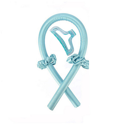 Šipka za kovrče bez zagrijavanja Traka za glavu Pjenasti uvijač Svilena traka za kovrčavo Valjci za kosu DIY Alati za oblikovanje kose s ukosnicom Obruč za kosu