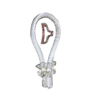 Šipka za kovrče bez zagrijavanja Traka za glavu Pjenasti uvijač Svilena traka za kovrčavo Valjci za kosu DIY Alati za oblikovanje kose s ukosnicom Obruč za kosu