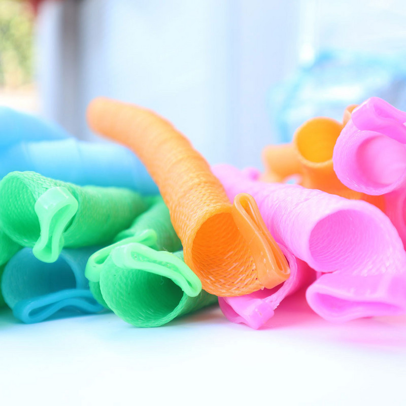 30 cm 10 kom. Spiralni uvijači za kosu bez zagrijavanja Čarobne cijevi za uvijanje kose Lazy Rollers Beauty Loop Za meko oblikovanje valova