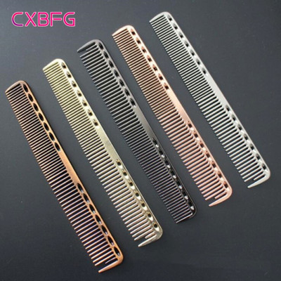 Space Aluminiuml Hair Comb Pro Hairdressing Combs расческа за коса Hair Cutting Dying Hair Brush Barber Tools Salon Accessaries