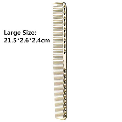 Space Aluminiuml češalj za kosu Pro frizerski češljevi rasčeska za kosu Šišanje Bojanje Četka za kosu Alati za brijač Pribor za salone