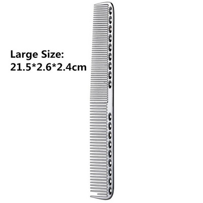 Space Aluminiuml češalj za kosu Pro frizerski češljevi rasčeska za kosu Šišanje Bojanje Četka za kosu Alati za brijač Pribor za salone