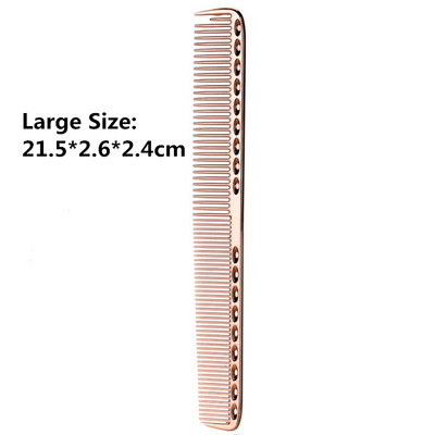 Space Aluminiuml češalj za kosu Pro frizerski češljevi rasčeska za kosu Šišanje Bojanje Četka za kosu Alati za brijač Pribor za salone