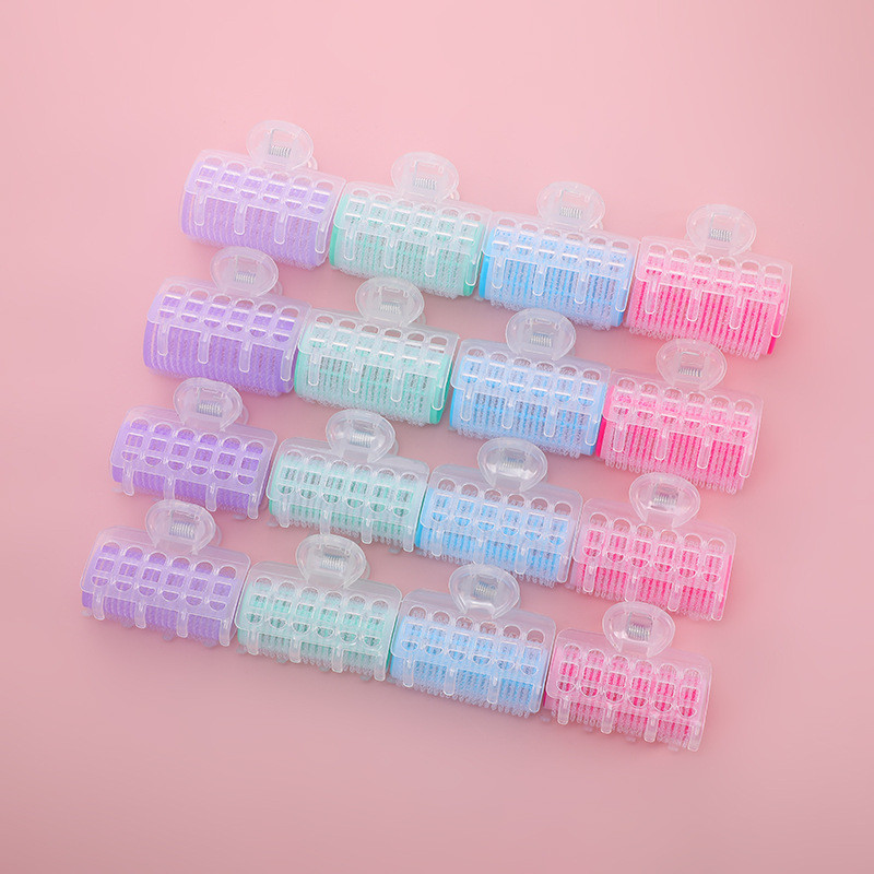 3gab/partija matu rullīši Bang Roll ruļļi Matu ruļļi Plastmasas pašlīmējošie matu loki frizieru rīks meitenes skaistuma veidošanas rīks