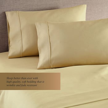 Комплект от 2 калъфки за възглавници със закопчаване с плик Дишаща калъфка за спане на легло, стандартен/Queen/King размер, 20x30\'\', 20x26\'\'