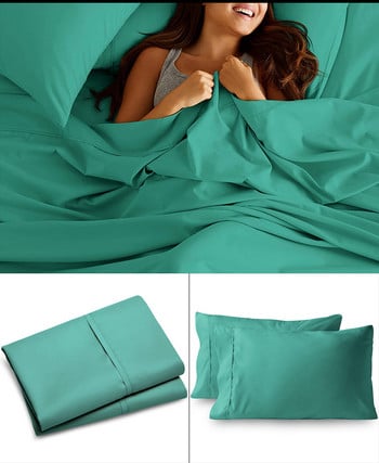 Комплект от 2 калъфки за възглавници със закопчаване с плик Дишаща калъфка за спане на легло, стандартен/Queen/King размер, 20x30\'\', 20x26\'\'