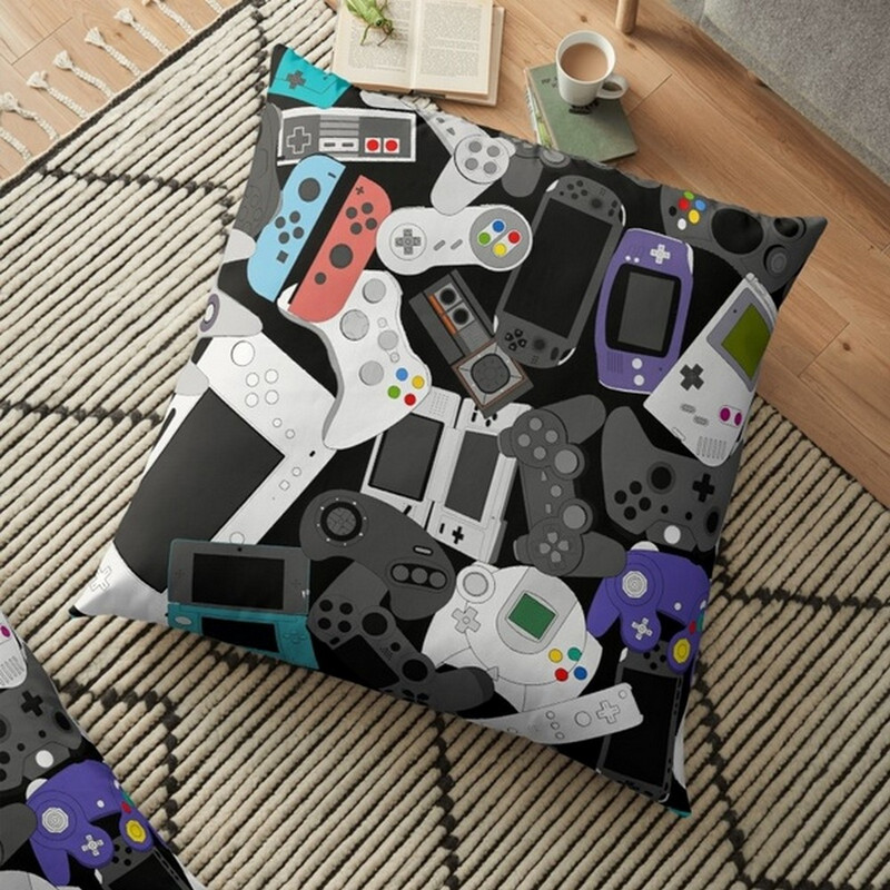 Home Decor Gamepad párnahuzat Videojáték párnahuzat Gamer Controller párnahuzat
