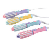 Ηλεκτρικό χτύπημα για μπούκλες Σίδερα για μπούκλες Στεγνωτήρες Ταξιδιωτικό ισιωτικό μαλλιών Κεραμικό ιονικό ψαλίδι για μπούκλες ζεστή βούρτσα