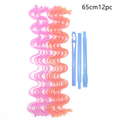 12 τμχ Magic Hair Curlers Rollers Wave Curls Kit Styling, Heatless Hair Curler for Women's Girl, No Heat Curlers for Long Hair