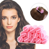 12 buc/set 3 culori pernă de spumă din burete moale role de păr ondulator magic pentru femei bucle fără căldură care nu rănesc instrumente de coafare pentru păr DIY acasă