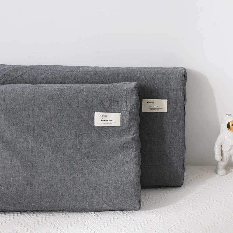 Fete de perna din spuma cu memorie 30x50/40x60cm stil simplu Fete de perna 100% bumbac dreptunghiular Huse de perna moale bumbac spalat