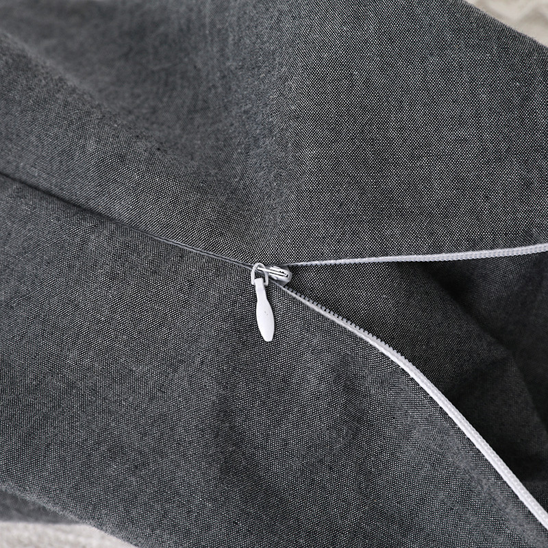 Fete de perna din spuma cu memorie 30x50/40x60cm stil simplu Fete de perna 100% bumbac dreptunghiular Huse de perna moale bumbac spalat