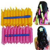 Prijenosni uvijač za kosu 50 cm DIY Valjci za kosu Spiralne okrugle kovrče Wave Former Bez topline Uvijač za kosu za žene i djevojčice