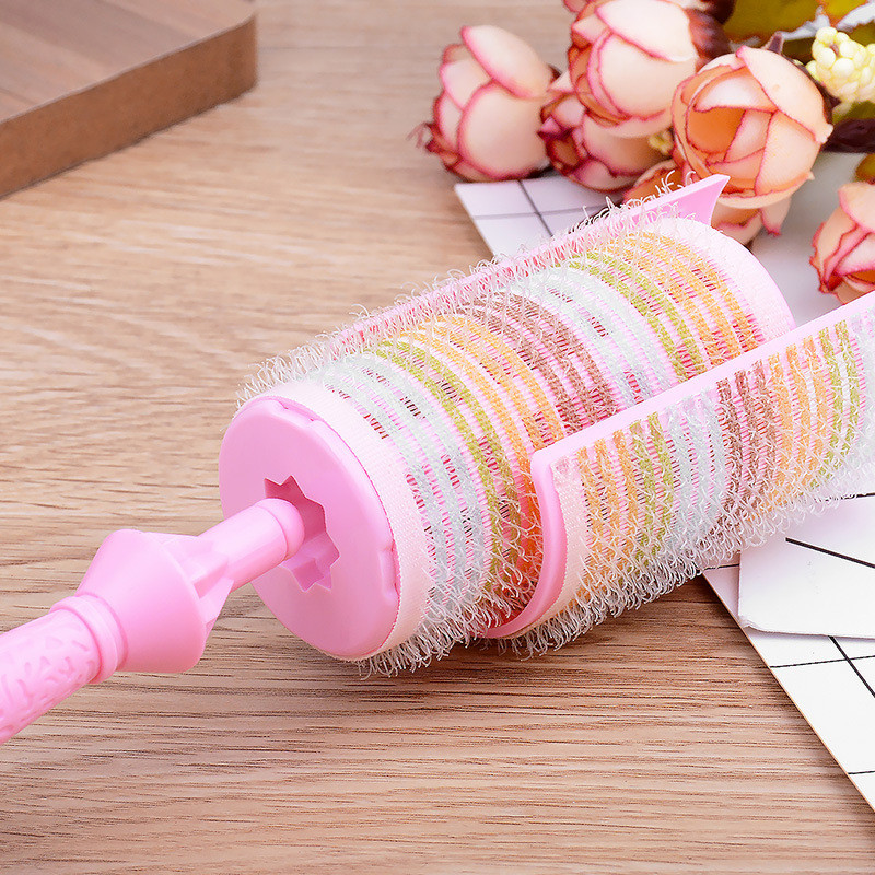 3kom Valjci za kosu Uvijač DIY Bang Frizura Alati za oblikovanje s radnim štapom za modeliranje Snažno učvršćivanje Prianjajući salon Air Fringe