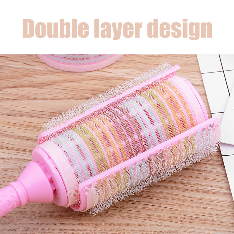 3kom Valjci za kosu Uvijač DIY Bang Frizura Alati za oblikovanje s radnim štapom za modeliranje Snažno učvršćivanje Prianjajući salon Air Fringe