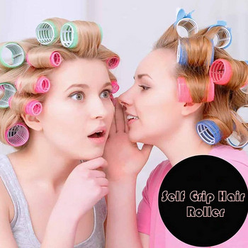 Ρολό κομμωτηρίου Self Grip Holding Sticky Cling Style Rollers Hair curler Hair Styling Roll DIY HomeUse Multi Size Salon