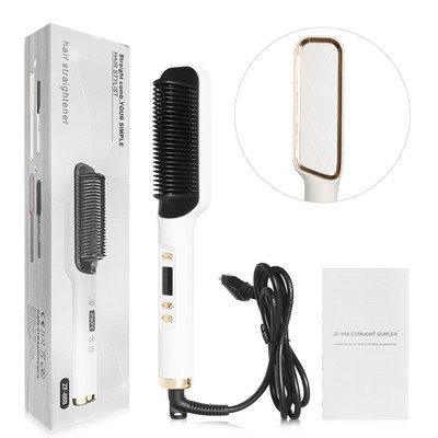 Matu taisnošanas birste Ātri uzkarsējama ķemme Lokšķēres veidotājs Elektriskais ķemmes taisnotājs ar LCD displeju Daudzfunkcionāla ķemme