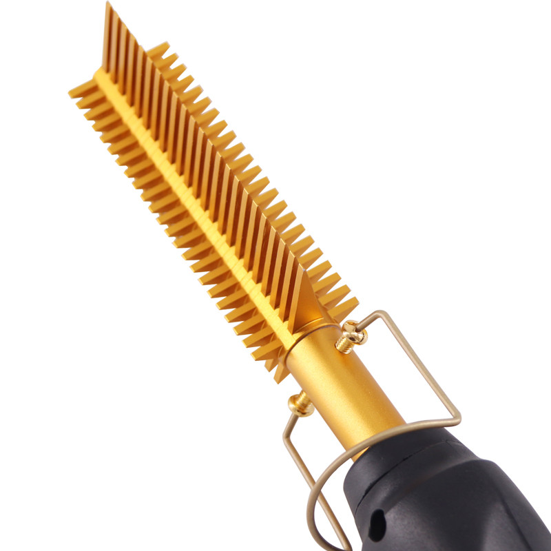 Pegla za kosu Četka za ravnanje Vrući češalj za grijanje Uređaj za ravnu kosu Nabor za kosu Uvijač za kosu Češalj