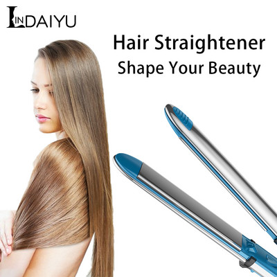 LDY 465F Titanium Flat Iron Hair Straightener Professional Fast Electric Straightening Curls Styling Tool 110-240v Free Shipping