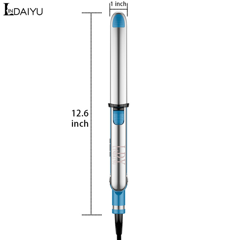 LDY 465F titāna plakanā dzelzs matu taisnotājs Profesionāls ātras elektriskās taisnošanas cirtas veidošanas rīks 110-240v Bezmaksas piegāde