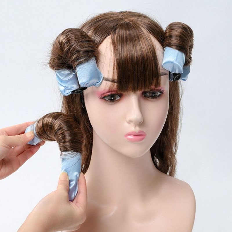 Modelēšanas rīki Lielais vilnis ar pogu kērlinga mucas miegs Nekarstošs kērlinga zizlis Putu kērlinga maģija Lazy Curling Wand